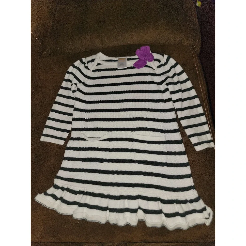 Gymboree purrfectly fabulous striped dress with‎ bow size 18 24 months